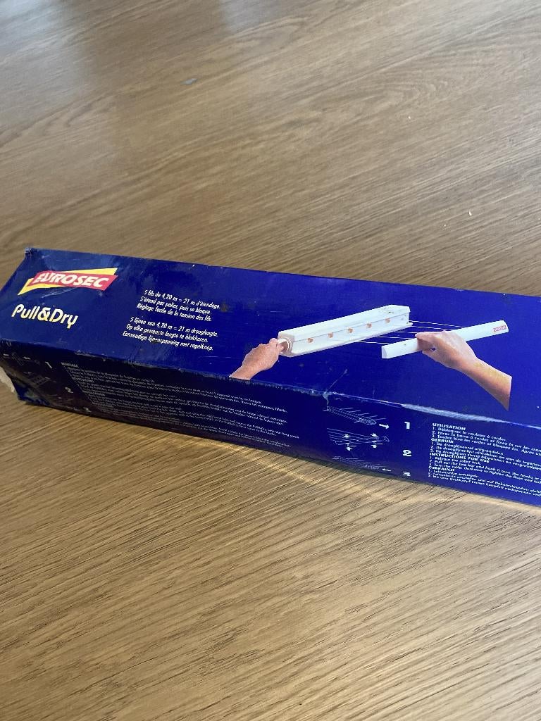 Waslijn uittrekbaar 21m NIEUW, Tuin en Terras, Droogmolens en Wasrekken, Ophalen of Verzenden, Nieuw, Wasrek