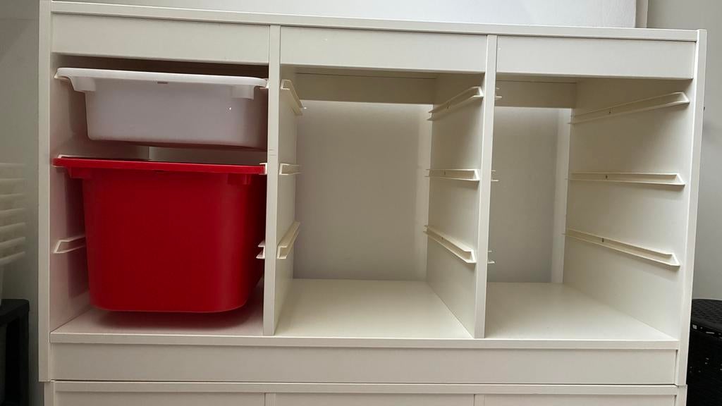 2x IKEA opbergkast met bakken - Trofast, Ophalen, Gebruikt, Minder dan 150 cm, Minder dan 100 cm
