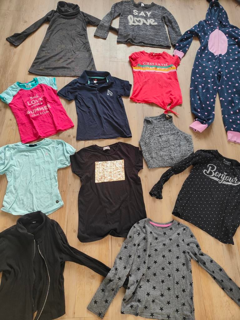 12dlg zomer kledingpakket meisje maat 134 140 like Flo choas, Kinderen en Baby's, Kinderkleding | Maat 134, Ophalen of Verzenden