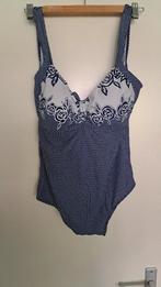 B 13 Prachtig nieuw badpak Christine 52 cup D, Blauw, Christine, Nieuw, Badpak