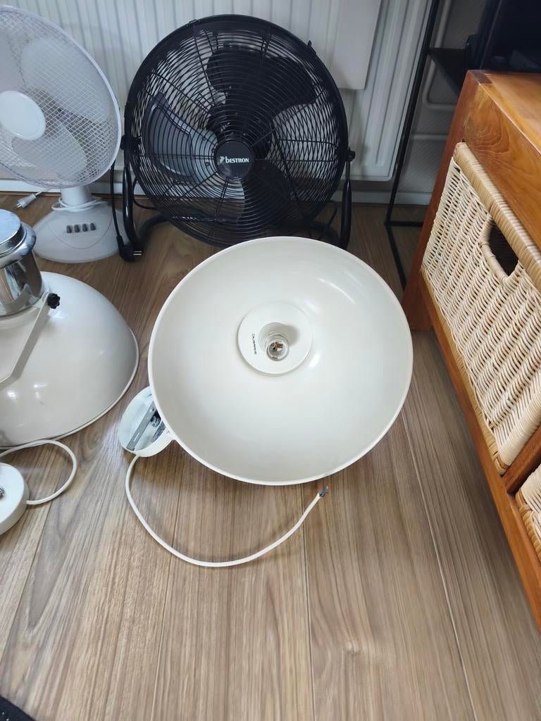 Set van 2 industriële woonkamer lampen, zo goed als nieuw, Huis en Inrichting, Lampen | Hanglampen, Ophalen, Zo goed als nieuw