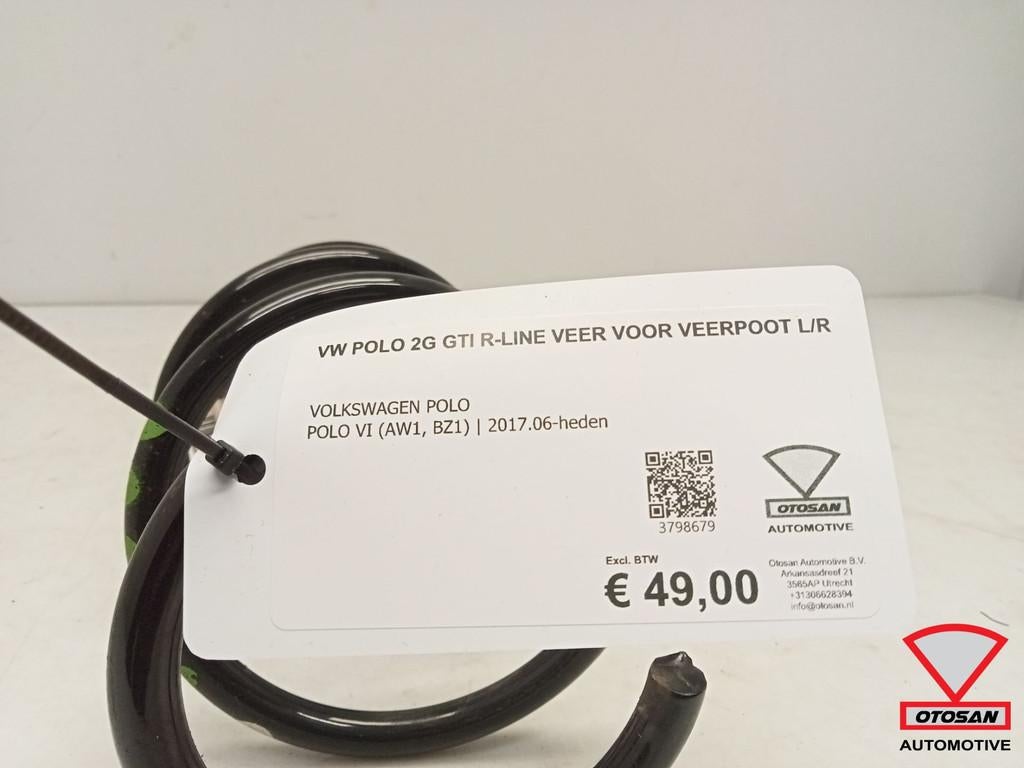 VW Polo 2G GTI R-Line Veer Voor Veerpoot L/R Origineel!, Gebruikt, Volkswagen, Volkswagen AG, Berliner Ring 2
38440  Wolfsburg, DE