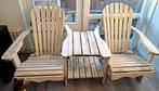 Tuinmeubel set - 2 stoelen en tafeltje, Tuin en Terras, Ophalen, Gebruikt, Hout