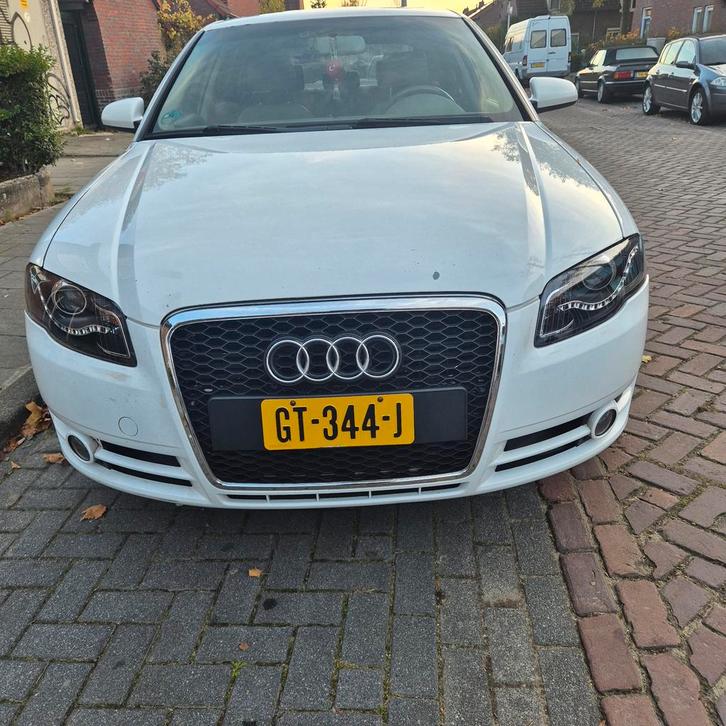 Audi 2008 Wit, Auto's, Audi, Particulier, A4, ABS, Achteruitrijcamera, Airbags, Airconditioning, Alarm, Android Auto, Apple Carplay