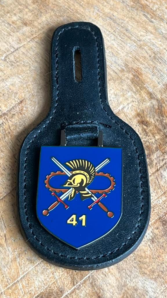 Borstzakhanger 41 BRIGADE PANTSER GENIE COMPANGIE, Verzamelen, Militaria | Algemeen, Landmacht, Embleem of Badge, Nederland, Ophalen of Verzenden