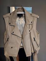 Leren gilet maat 42, Kleding | Dames, Bodywarmers, Ophalen of Verzenden, Zo goed als nieuw, Maat 42/44 (L), Beige