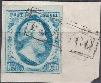 Nederland- NL-1.01- 1852- Koning Willem III- NVPH-1 -2- G, Postzegels en Munten, Postzegels | Nederland, Gestempeld, T/m 1940