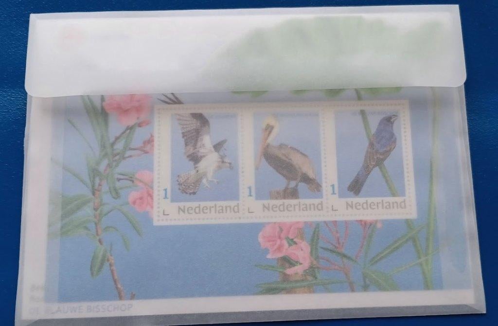 Postset Vogels Saba - 2026, Postzegels en Munten, Verzenden, Na 1940, Postfris