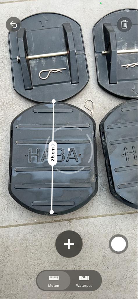 HABA Big Foots voor Caravan - Set van 4, Caravans en Kamperen, Ophalen of Verzenden, Gebruikt