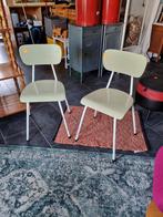 2 jaren 50 vintage stoeltjes, Huis en Inrichting, Ophalen, Gebruikt, Twee