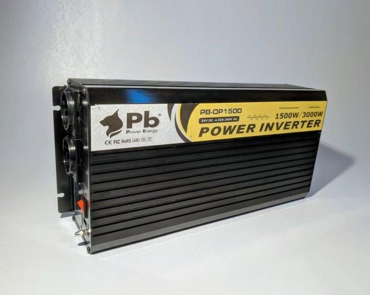 Power Inverter (3000W piek) 24V 1500W–Omvormer–Camper/Truck, Auto diversen, Overige Auto diversen, Ophalen of Verzenden