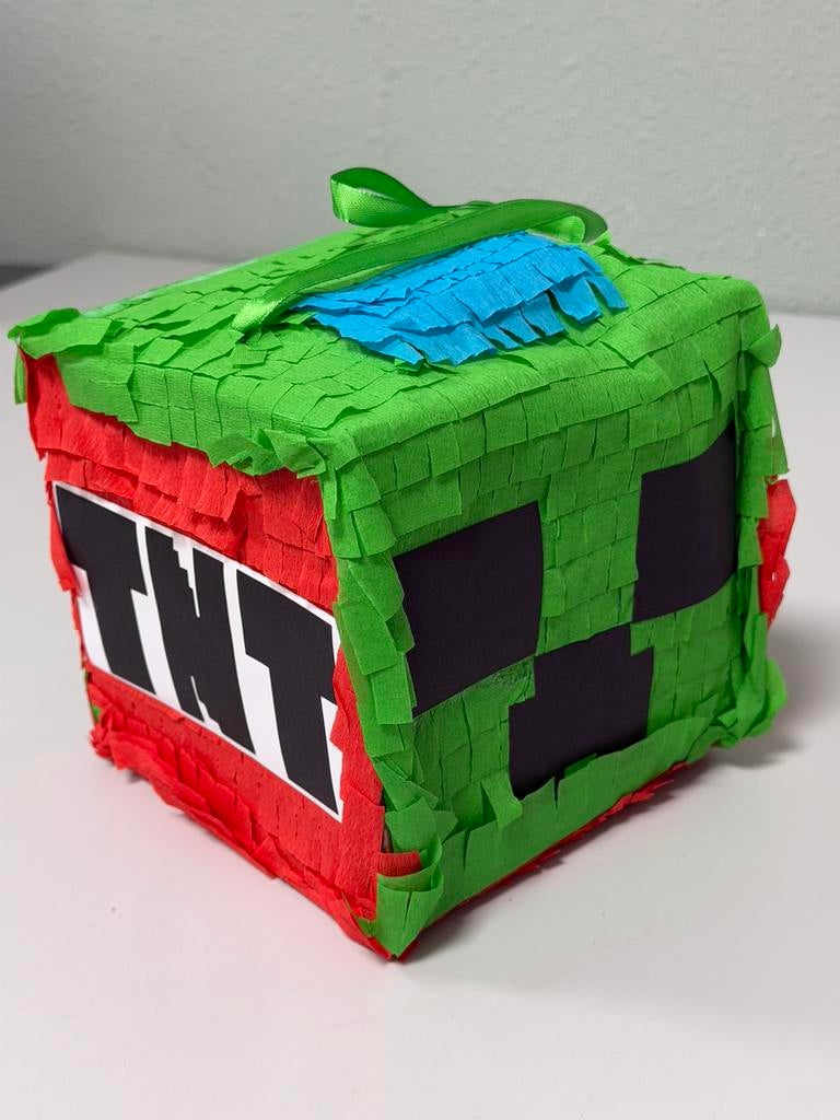 Minecraft Creeper TNT Piñata 16cm cado gift box game gaming, Nieuw, Ophalen of Verzenden, H, H