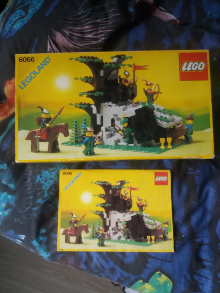 Lege dozen + boekjes Lego 6054 + 6066, Ophalen of Verzenden, Gebruikt