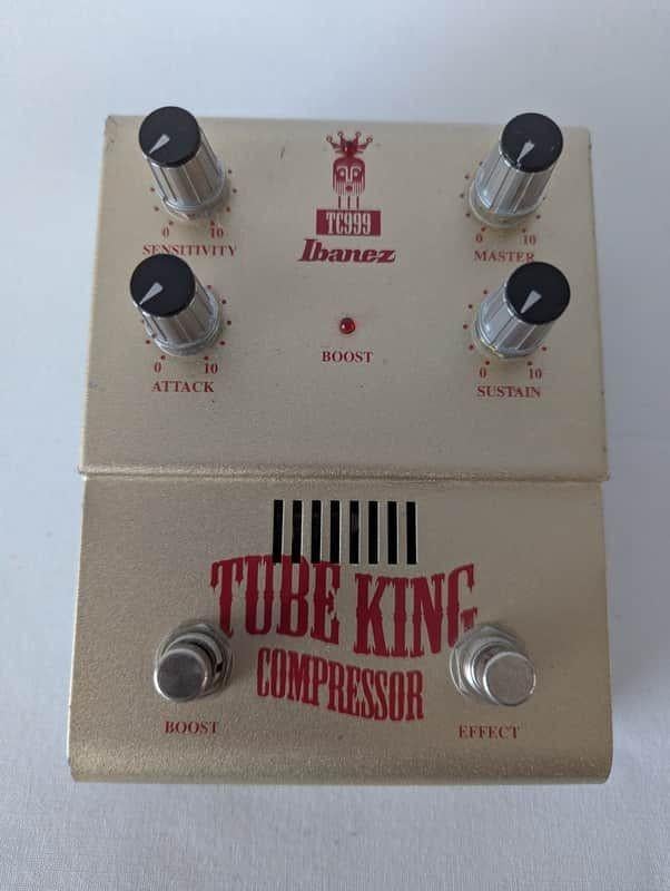 Ibanez TC999 Tube King Compressor - Silver Sparkle, Muziek en Instrumenten, Effecten, Ophalen of Verzenden, Zo goed als nieuw