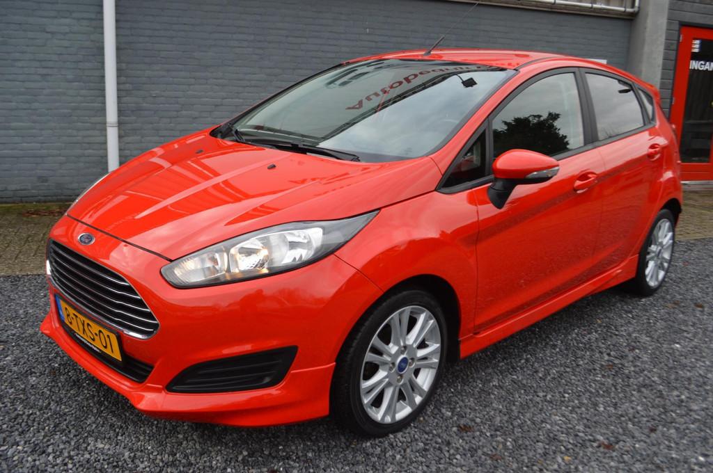 Ford Fiesta 1.0 EcoBoost Airco 5Drs PDC Nieuwstaat, Auto's, Ford, Voorwielaandrijving, Euro 5, 23 km/l, Origineel Nederlands