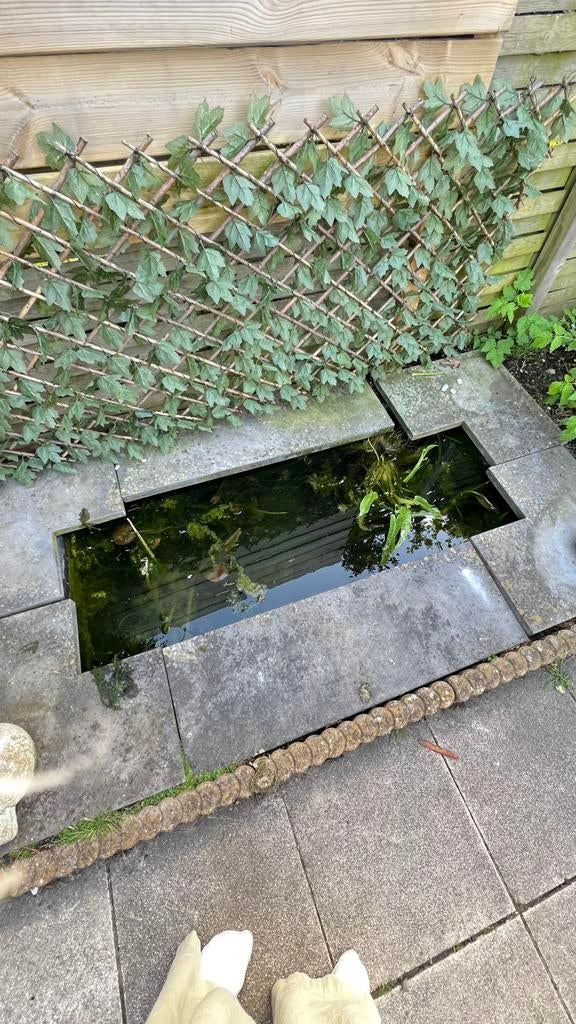 Vijverrand / vijverafwerking – natuursteen look, Ophalen, Gebruikt, Vijverrand