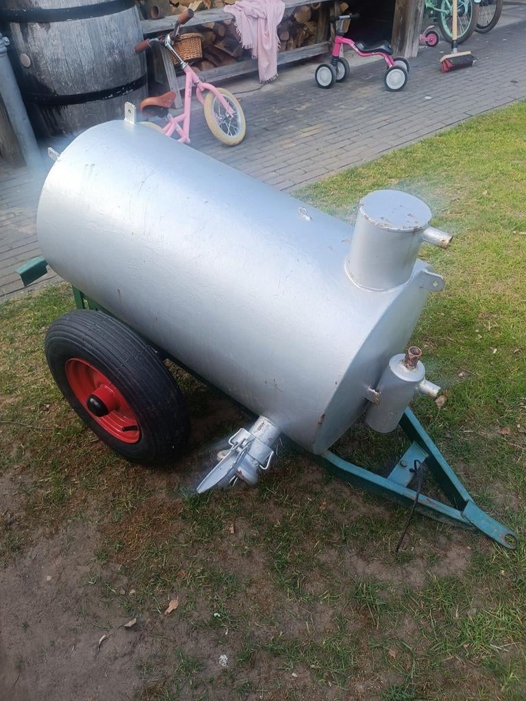 Giertank, 100 liter of meer, Ophalen