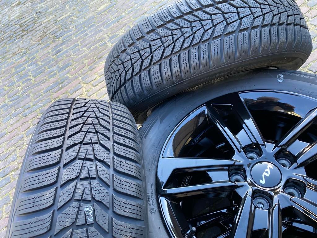 NIEUWE 17” Kia EV4 velgen + TPMS + Hankook winterbanden, 215 mm, Banden en Velgen, Nieuw, 17 inch