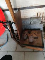 Oude weegschaal met gewichten, Antiek en Kunst, Ophalen of Verzenden