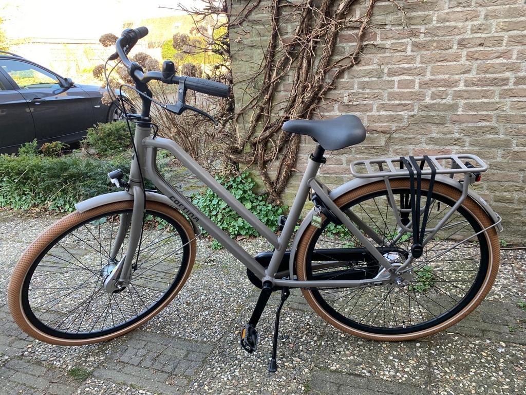 Stoere Cortina stadsfiets - Zo goed als nieuw!, 53 tot 56 cm, Versnellingen, Zo goed als nieuw, Trommelrem