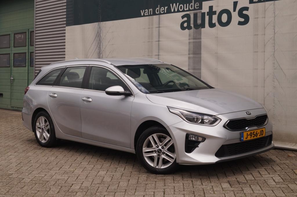 Kia Ceed SW 1.0 T-GDi 120pk DynamicLine -NAVI-ECC-DAB-CAM-, Stof, Gebruikt, Euro 6, Origineel Nederlands