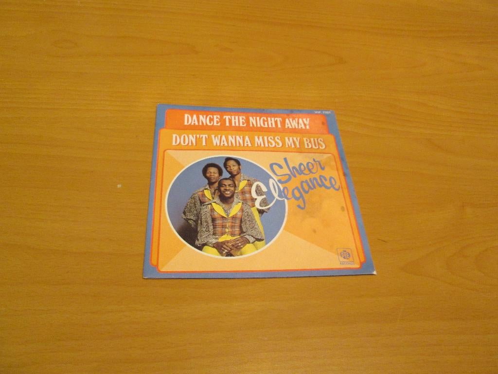 Sheer Elegance - Dance The Night Away / Don't Wanna Miss My, Cd's en Dvd's, Vinyl Singles, Ophalen of Verzenden, Gebruikt, Pop