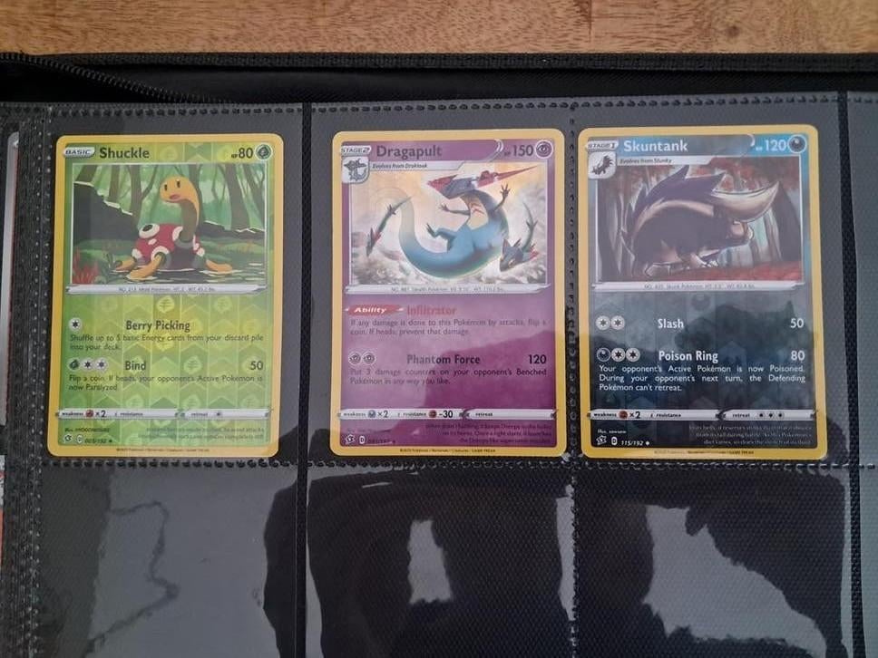 Pokémon Rebel Clash reverse holo/holo kaarten, Ophalen of Verzenden, Zo goed als nieuw, Meerdere kaarten