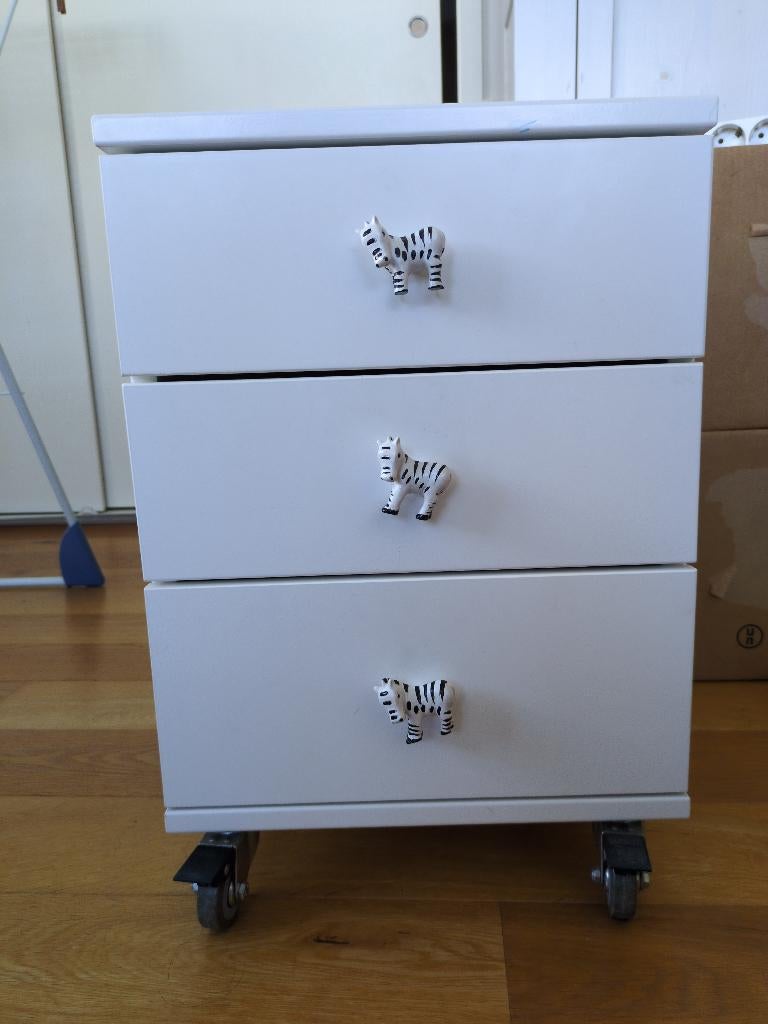 Kinder ladeblok, Ophalen, Gebruikt