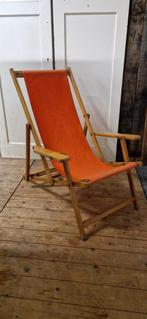 vintage tuinstoel/retro ligstoel/tuin-strand stoel, Ophalen, Huis en Inrichting