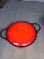 Hackman Gietijzeren Braadpan - Rood, 25cm, Huis en Inrichting, Keuken | Potten en Pannen, Gebruikt, Gietijzer, Ophalen of Verzenden