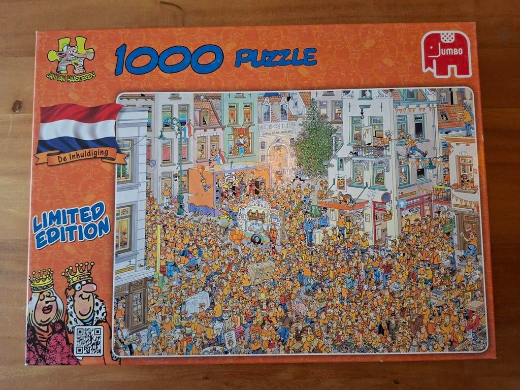 Jan van Haasteren De Inhuldiging 1000 stukjes, Ophalen