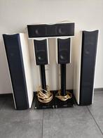 Quadral Platinum M 5.0 speakerset (Wit), Audio, Tv en Foto, Luidsprekers, Gebruikt, 60 tot 120 watt, Surroundset zonder subwoofer