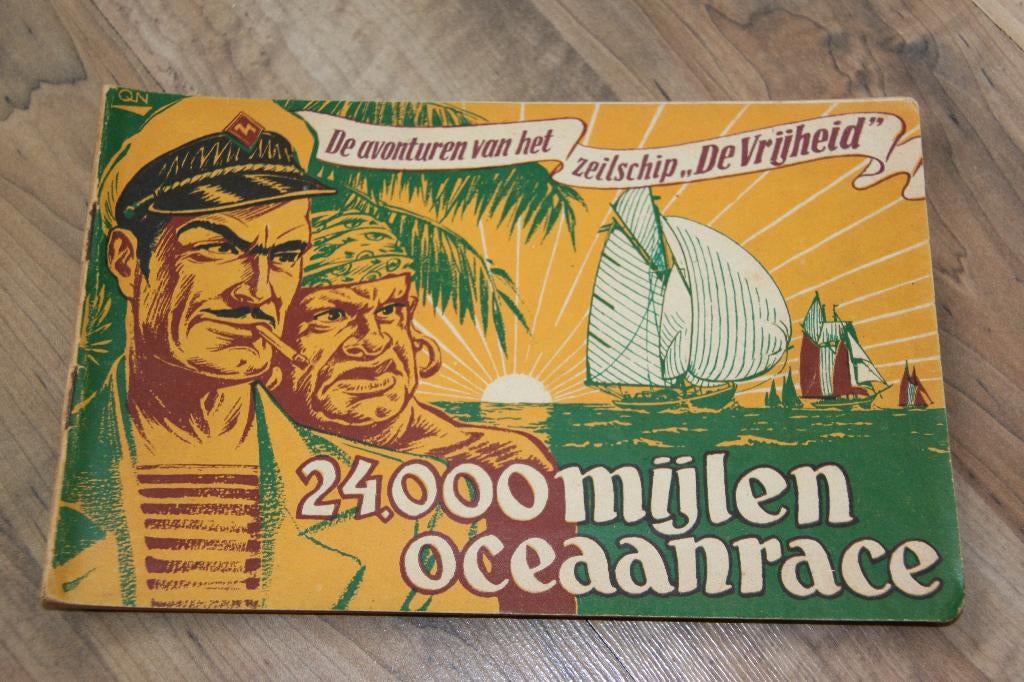Avonturen zeilschip vrijheid (24.000 MIJLEN OCEAANRACE)1947, Amerika, Ophalen, Gelezen, Eén comic