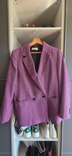 Mango colbert roze pied-de-poule maat L, Mango, Maat 42/44 (L), Ophalen of Verzenden, Zo goed als nieuw