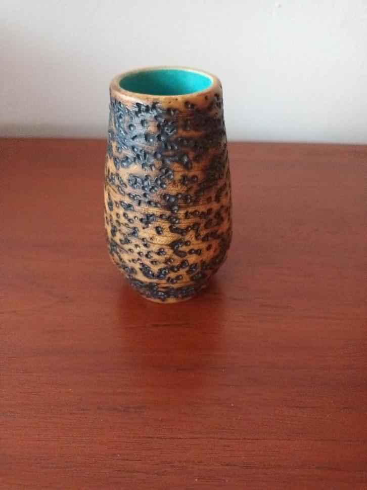 Berkenbast vaasje 60-er jaren/ Gaaf!, Antiek en Kunst, Curiosa en Brocante, Ophalen of Verzenden