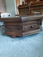 Houten salontafel met lades, Ophalen of Verzenden