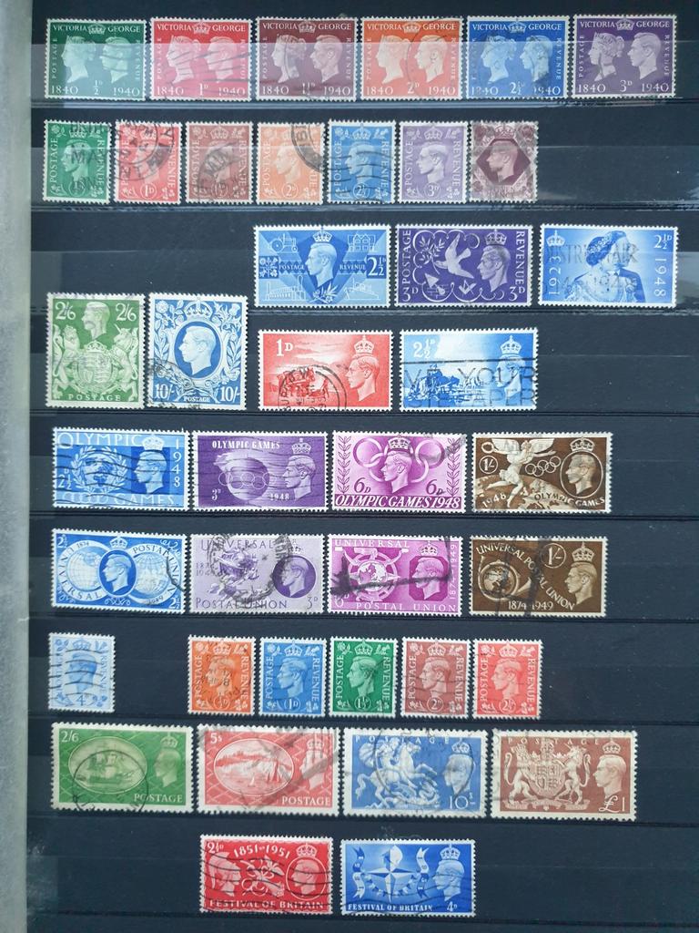 Engeland UK oude verzameling postzegels, Ophalen of Verzenden