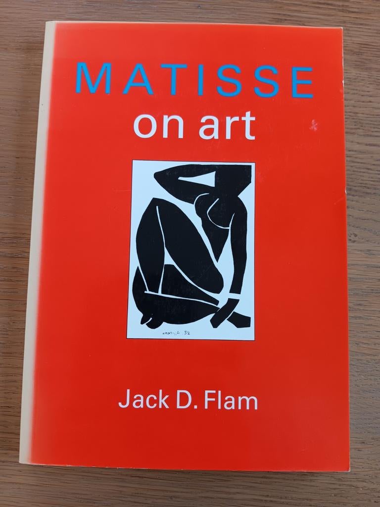 Jack D. Flam - MATISSE on Art, Ophalen of Verzenden