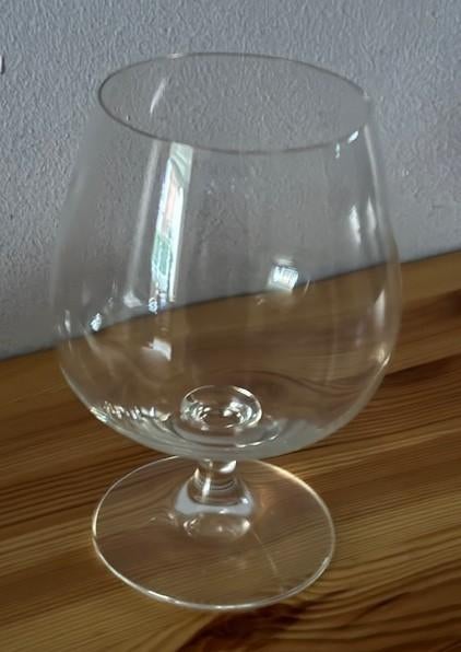 Groot kristallen cognac-armagnac glas H15cm Ø33.5cm - 1x, Verzamelen, Ophalen of Verzenden, Nieuw, Overige typen