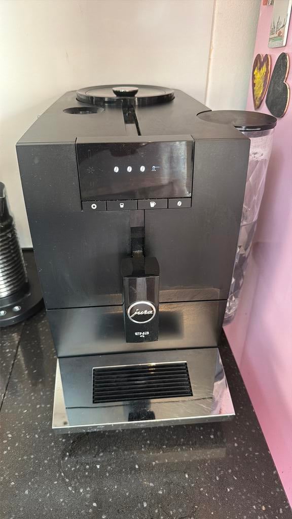 JURA ENA 4 Full Metropolitan Black, Witgoed en Apparatuur, Koffiezetapparaten, Ophalen of Verzenden, Zo goed als nieuw, Espresso apparaat