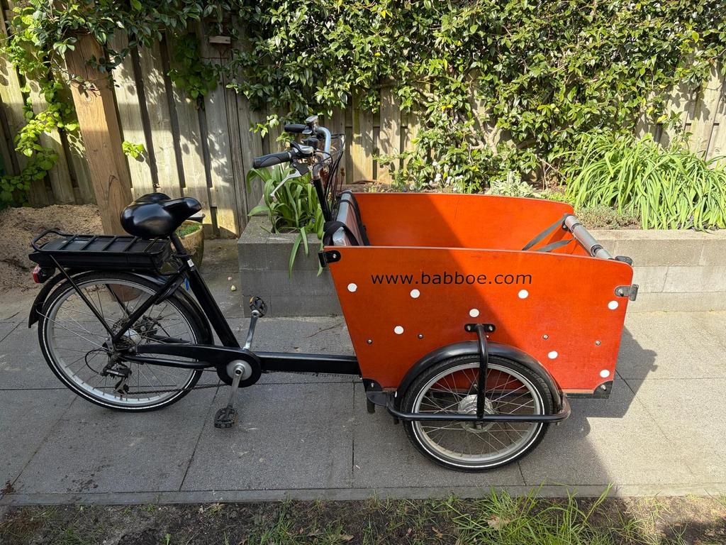 Babboe Big E bakfiets - Elektrisch - Gekeurd, 4 kinderen of meer, Gebruikt, Elektrisch, Ophalen