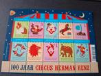 Postzegelvel 100 Jaar Circus Herman Renz - 2011, Ophalen of Verzenden
