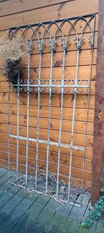 Brocante massief smeedijzer hekwerk, Tuin en Terras, Tuinhekken en Hekwerk, Ophalen, IJzer, Tuinhek