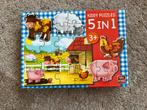 Puzzel boerderij, Ophalen of Verzenden, 10 tot 50 stukjes, Gebruikt, 2 tot 4 jaar