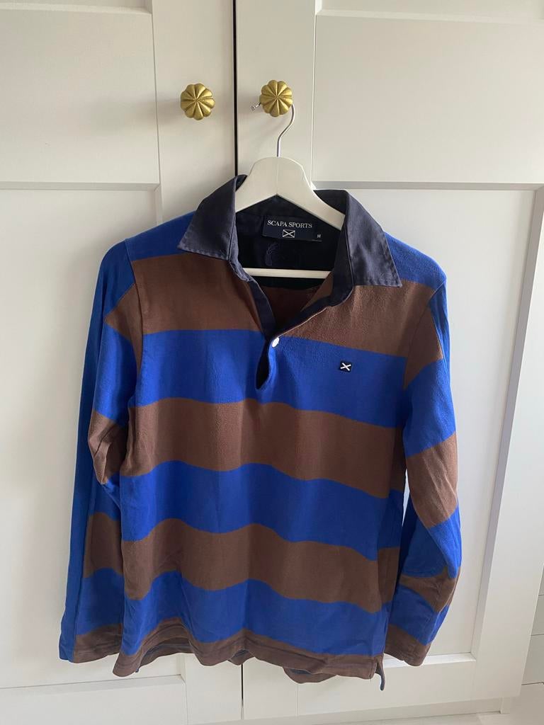 Scapa Sports Polo Shirt Maat M, Ophalen of Verzenden, Zo goed als nieuw, Maat 48/50 (M), Blauw