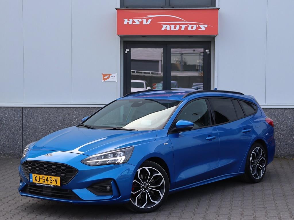 Ford Focus Wagon 1.5 EcoBlue ST Line Business navi LM org NL, Auto's, Ford, Gebruikt, Euro 6, 4 cilinders, Blauw