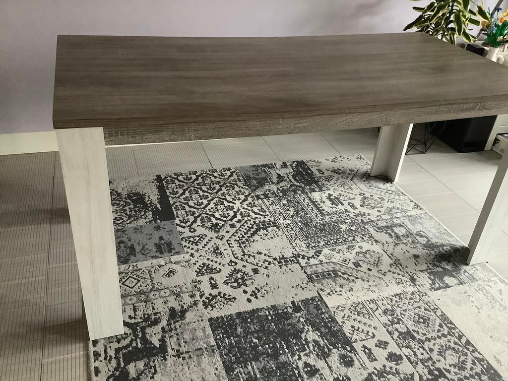 Eetkamer tafel 160 x 78 Hoogte 77, Ophalen, Gebruikt, 50 tot 100 cm, 150 tot 200 cm