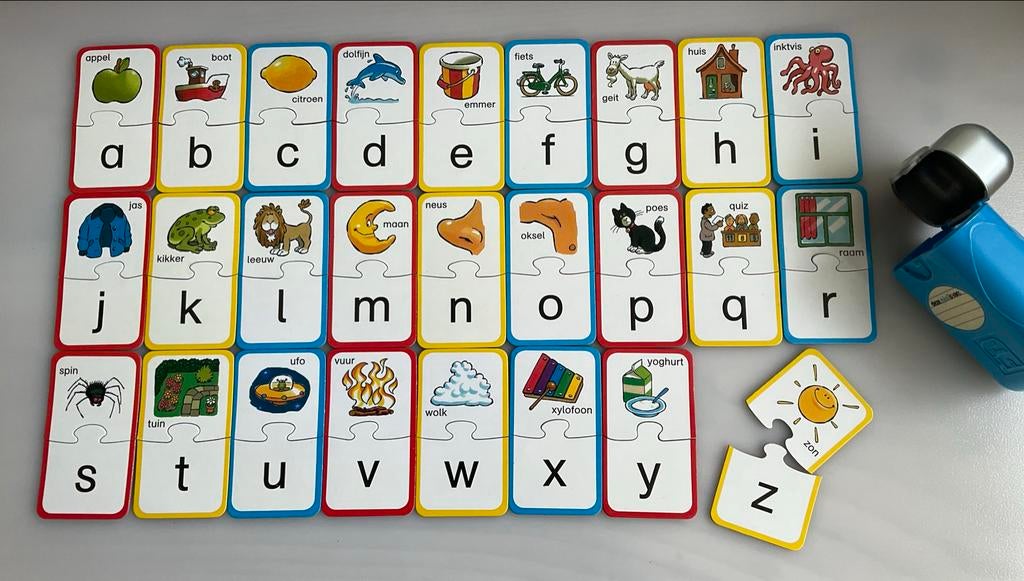 Jumbo - Ik leer letters puzzel - meeneem versie - educatief, Kinderen en Baby's, Ophalen of Verzenden, Gebruikt, Puzzelen