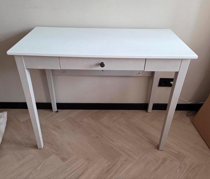 Ikea uitschuiftafel - Wit, compact en veelzijdig, Huis en Inrichting, Tafels | Eettafels, Gebruikt, 50 tot 100 cm, 100 tot 150 cm
