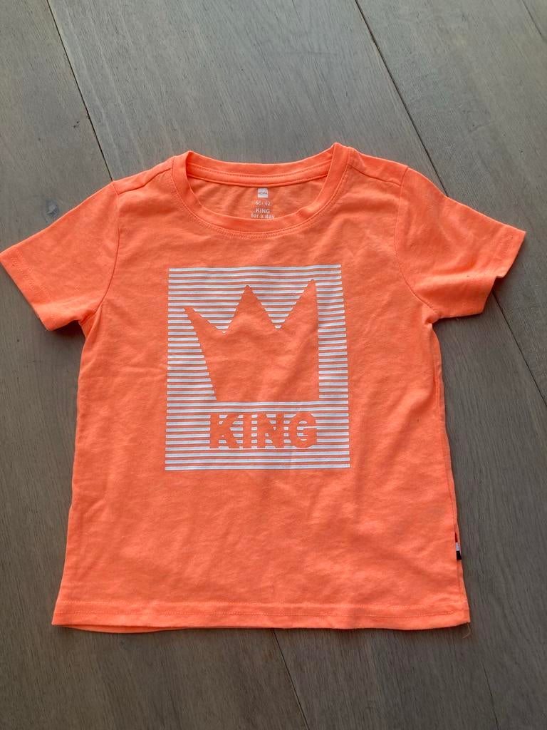 Oranje shirtje Koningsdag/WK - Maat 86/92, Kinderen en Baby's, Kinderkleding | Maat 92, Ophalen of Verzenden, Zo goed als nieuw